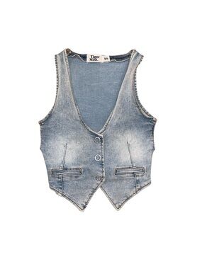 Tiger mist denim vest